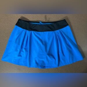 Lucy Vibrant Blue and Black Mini Skirt